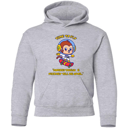 Youth Funny Monkey Joke Pullover Hoodie