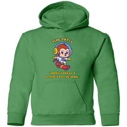 Youth Funny Monkey Joke Pullover Hoodie